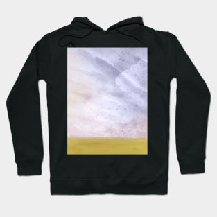 Watercolor stormy landscape 2 Hoodie